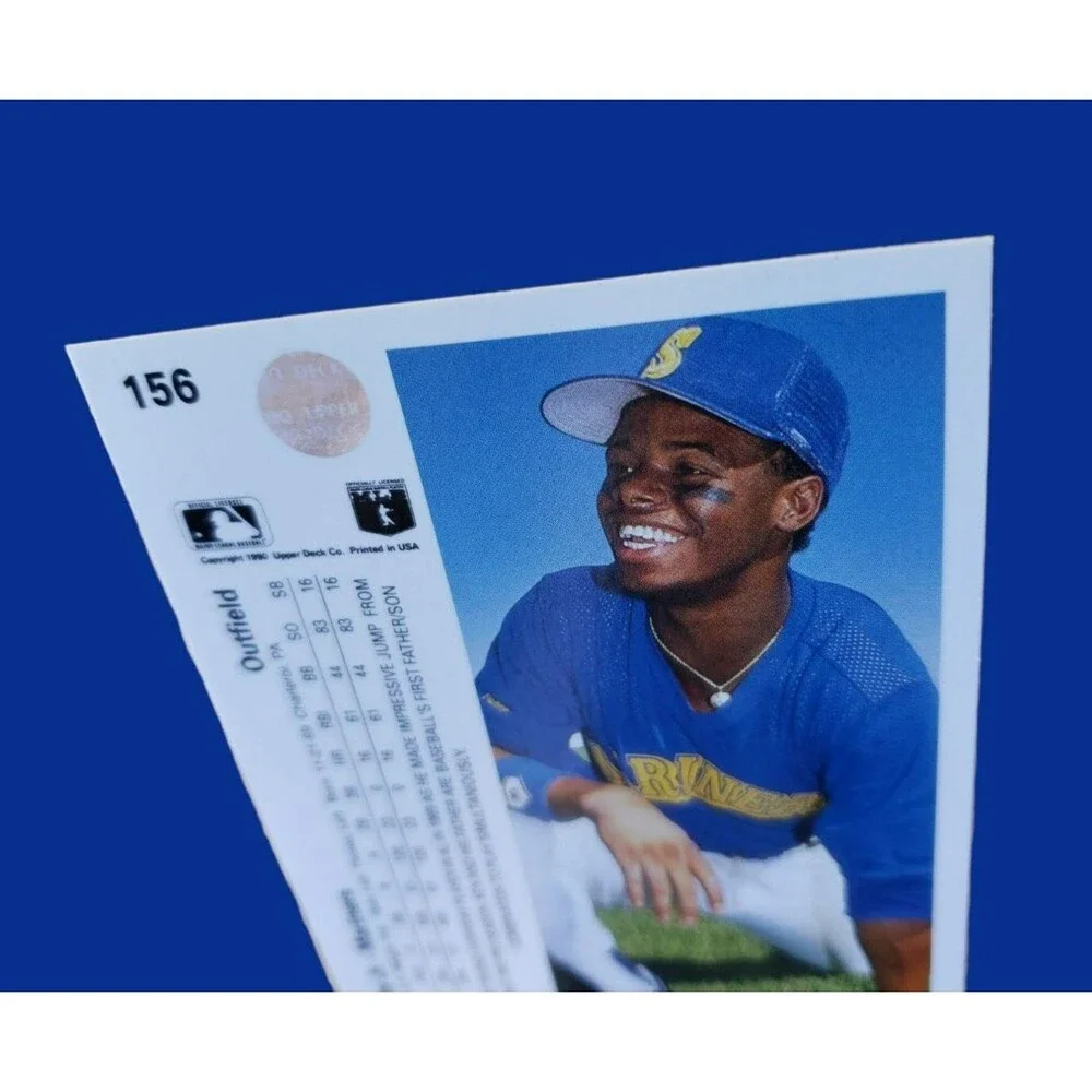 1990 Upper Deck KEN GRIFFEY JR. MLB Card #156 Seattle Mariners Misspelling Error